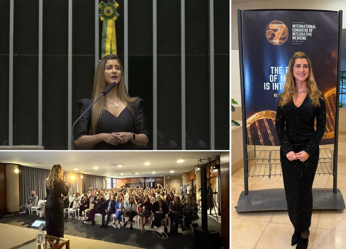Fernanda Padovani — palestra no Congresso e presença em evento internacional